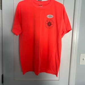 Men’s Comfort Colors Neon Coral Compass Short-Sleeve Tee